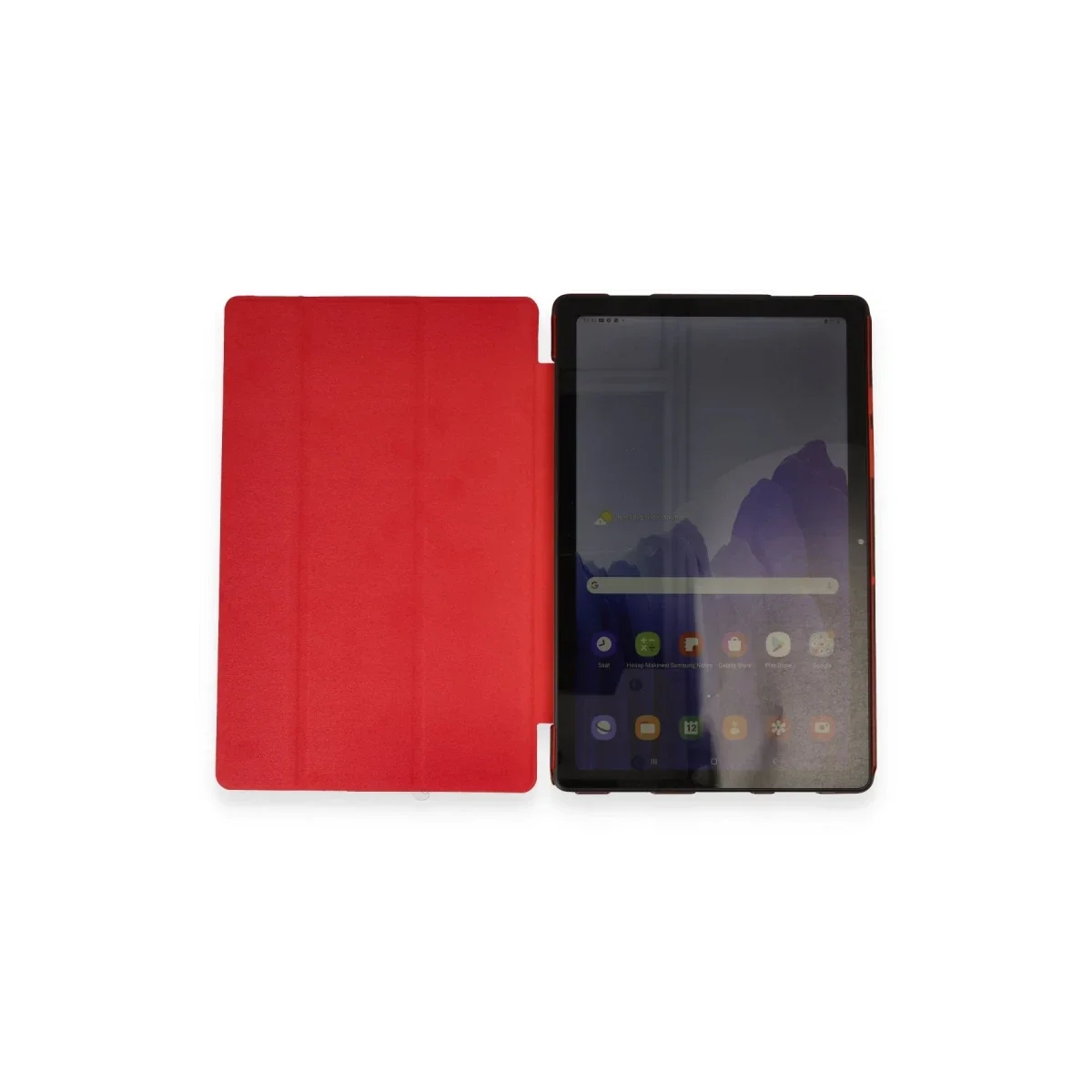 Xiaomi Pad 6 Kılıf Tablet Smart Kılıf - Kırmızı görsel 3
