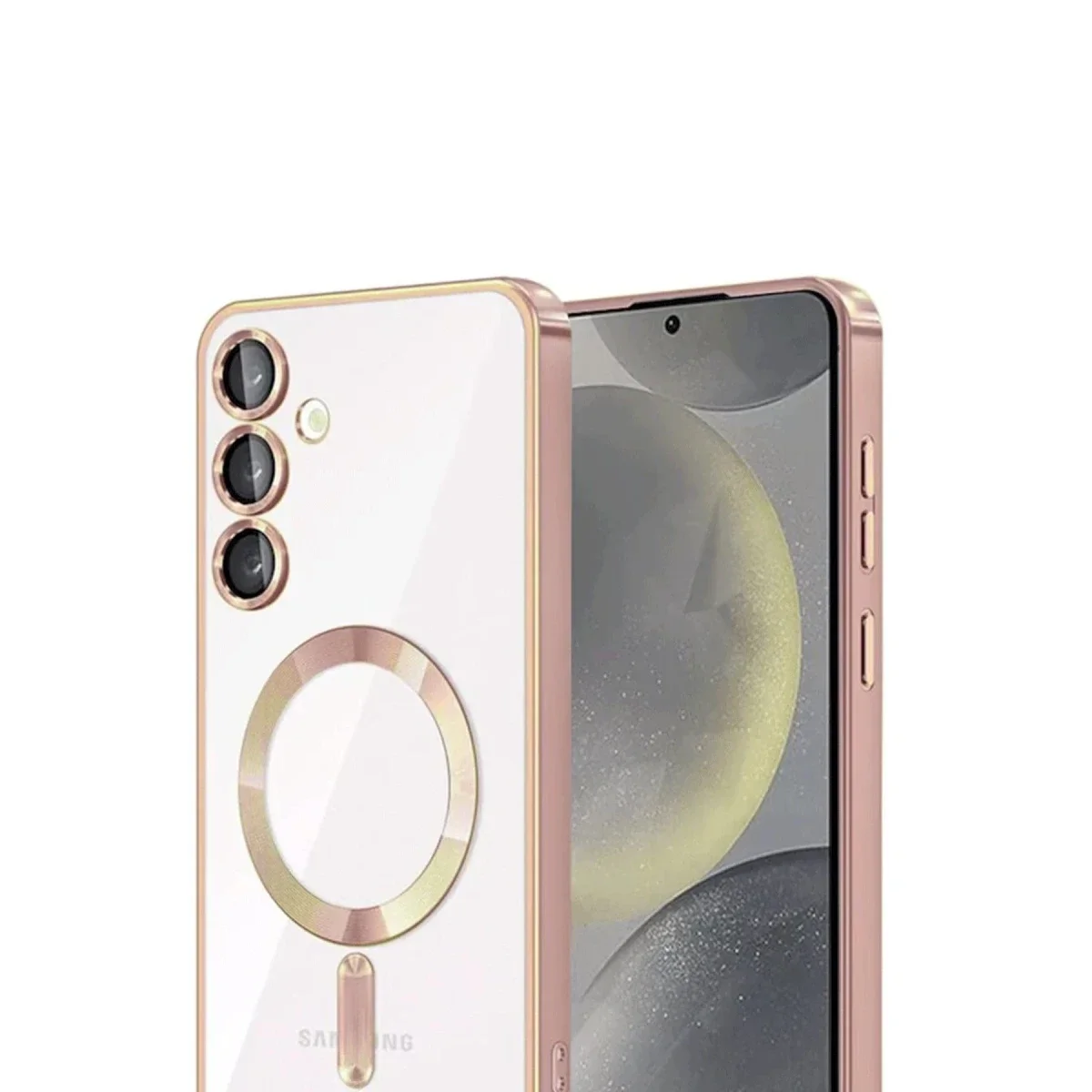Samsung Galaxy A54 5G Kross Magneticsafe Kapak - Rose görsel 2