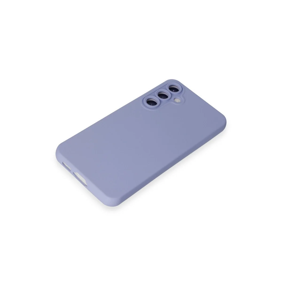 Samsung Galaxy S24 Kılıf Nano İçi Kadife Silikon - Lila görsel 4