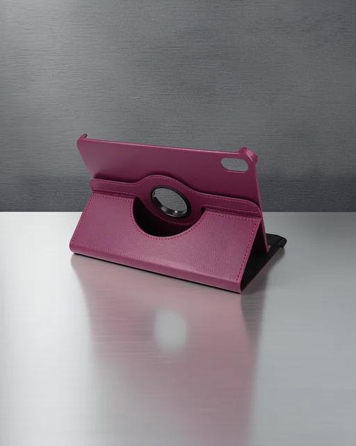 Apple İpad Mini 6 Kılıf 360 Tablet Deri Kılıf - Mürdüm