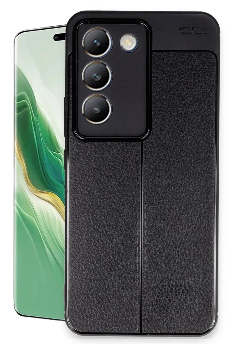 Vivo V30 Lite 4G Kılıf Auto Focus Kapak - Siyah