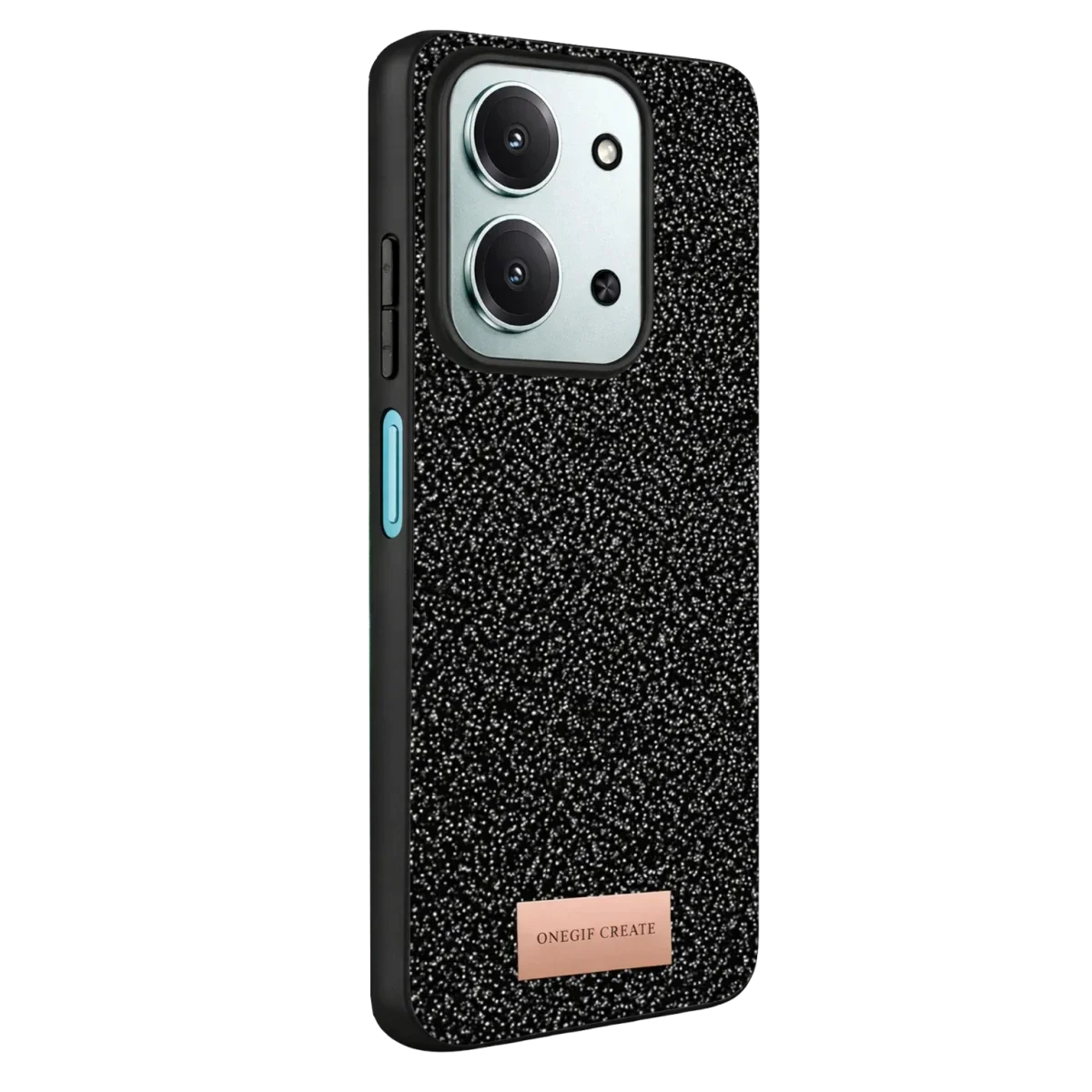Onegif Xiaomi Redmi 15C 4G Bright Simli Kapak - Siyah görsel 3
