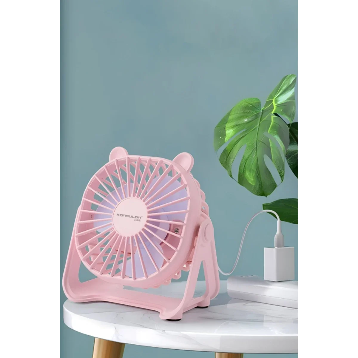Konfulon FS23 Masaüstü Soğutma Fanı - Beyaz görsel 4