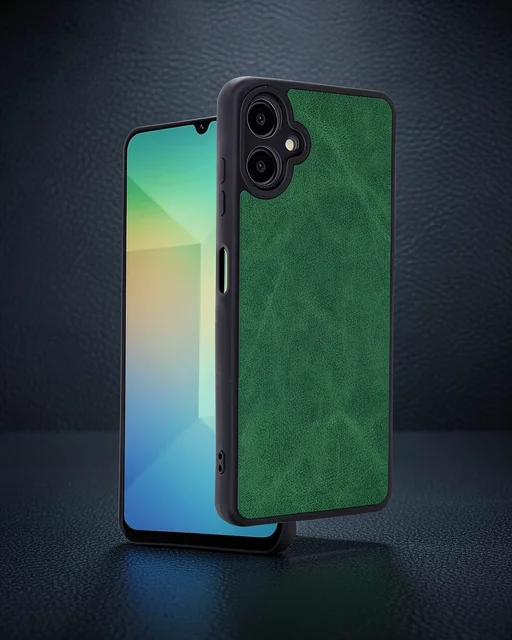 Samsung Galaxy A06 Kılıf Aras Deri Kapak - Açık Yeşil