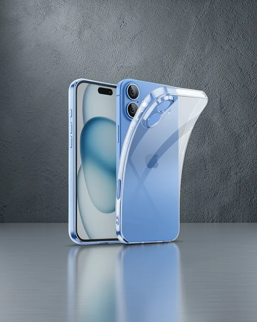 Apple İphone 16 Plus Kılıf Lüx Şeffaf Silikon
