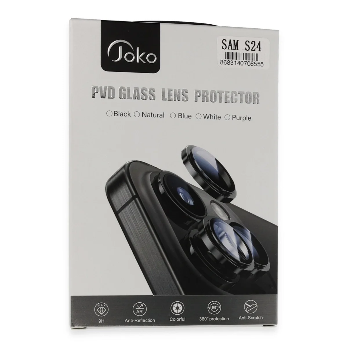 Joko Samsung Galaxy S24 Pvd Metal Kamera Lens - Derin Mor görsel 3