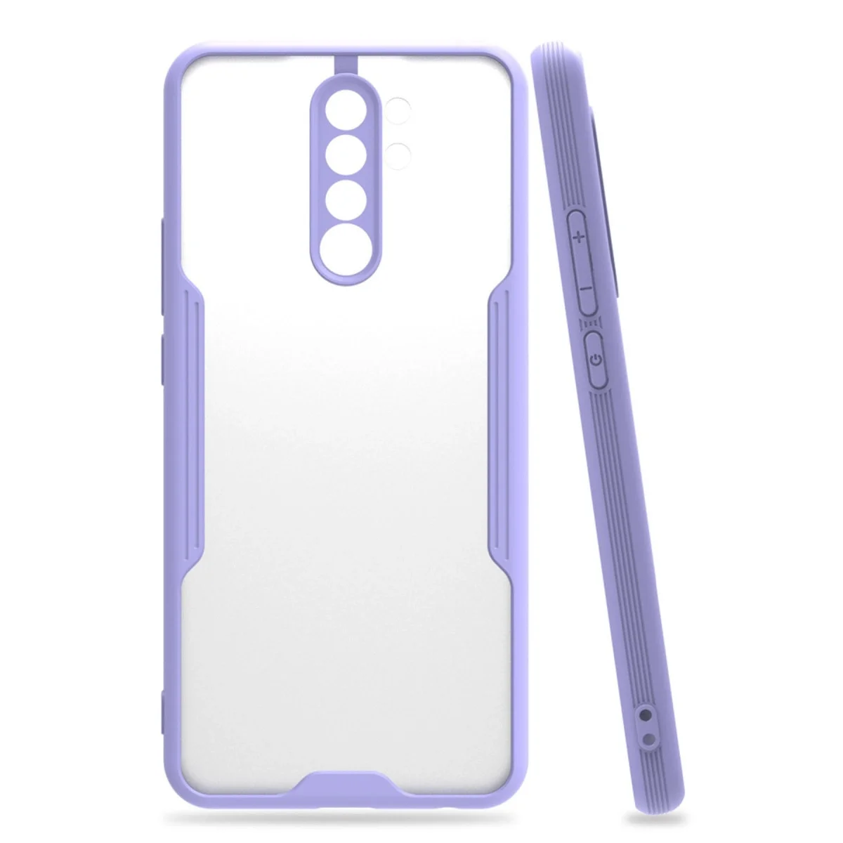 Xiaomi Redmi Note 8 Pro Kılıf Platin Silikon - Lila