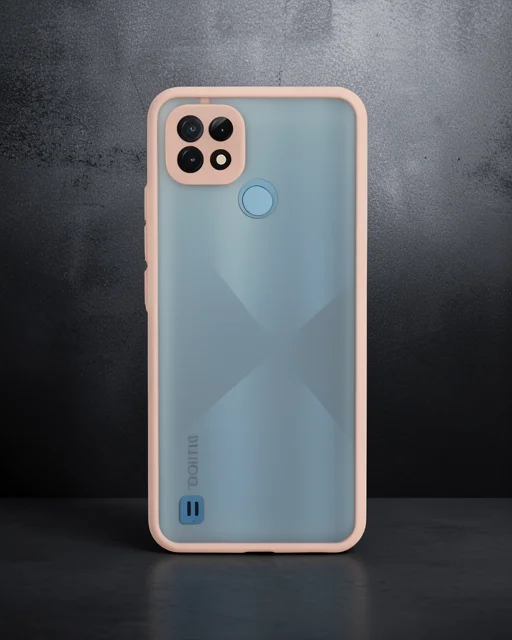 Realme C21 Kılıf Montreal Silikon Kapak - Pembe