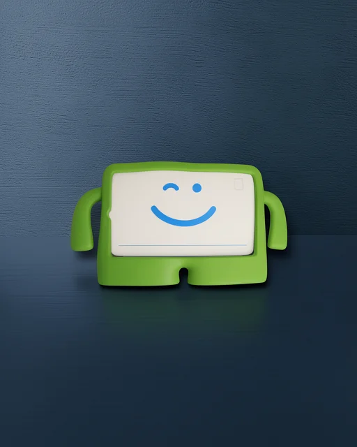 Apple İpad 4 9.7 Kılıf Karakter Tablet Silikon - Yeşil