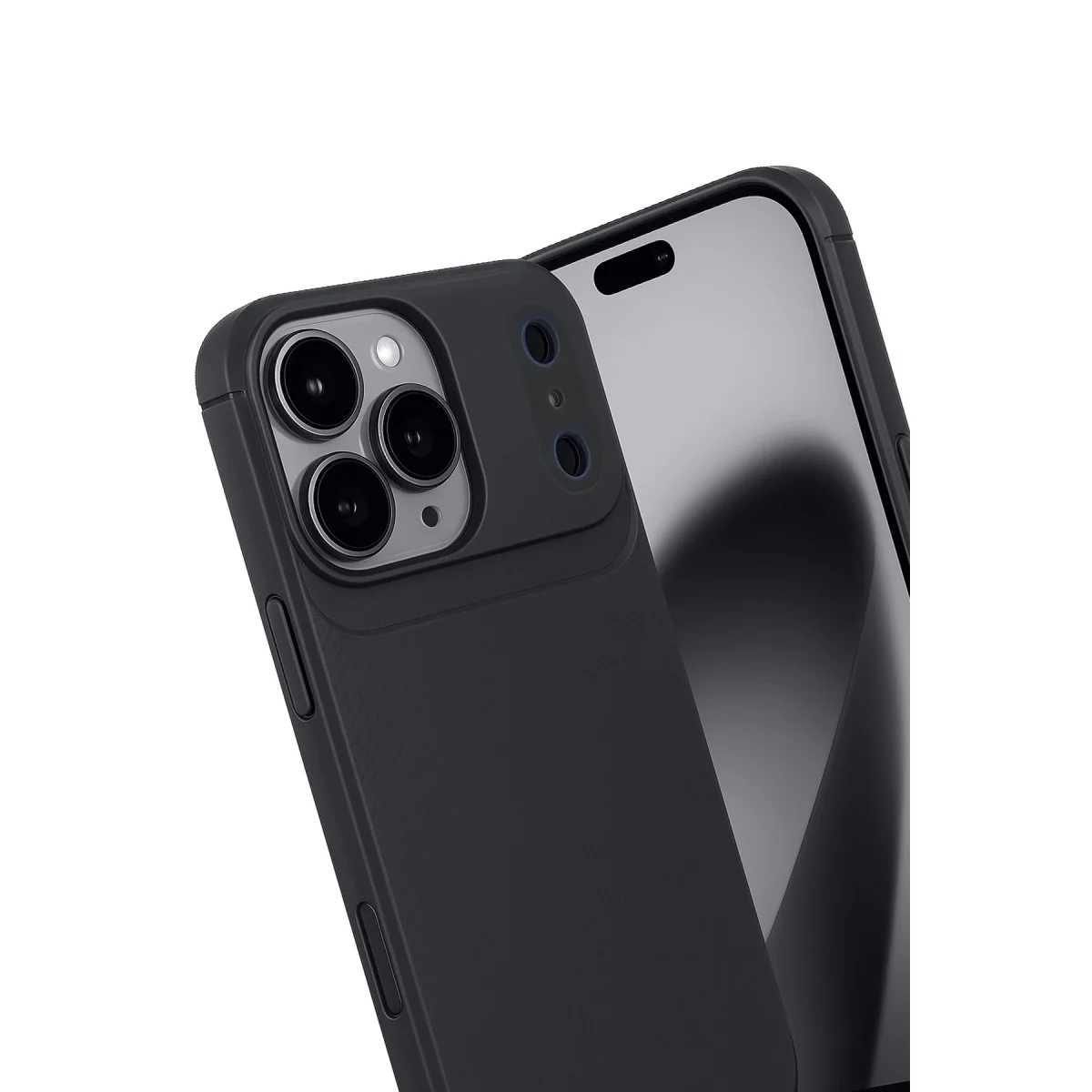 Apple İphone 17 Pro Max Auto Focus Karbon Kapak - Siyah görsel 3