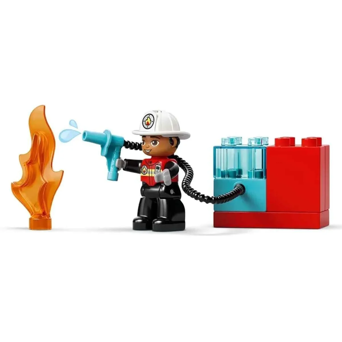 10473 Lego Duplo Hortumlu İtfaiye Aracı ve İtfaiyeci 28 parça +2 yaş görsel 5