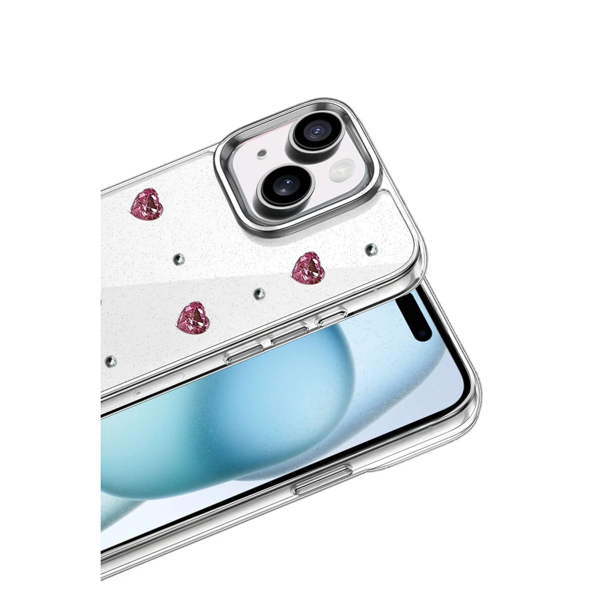 Apple İphone 15 Fiyonk Desenli Kapak - Desen 3 görsel 2