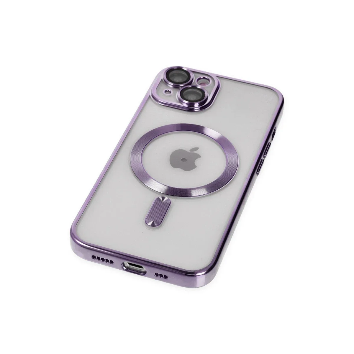 Apple iPhone 14 Kılıf Kross Magneticsafe Kapak - Mor görsel 5
