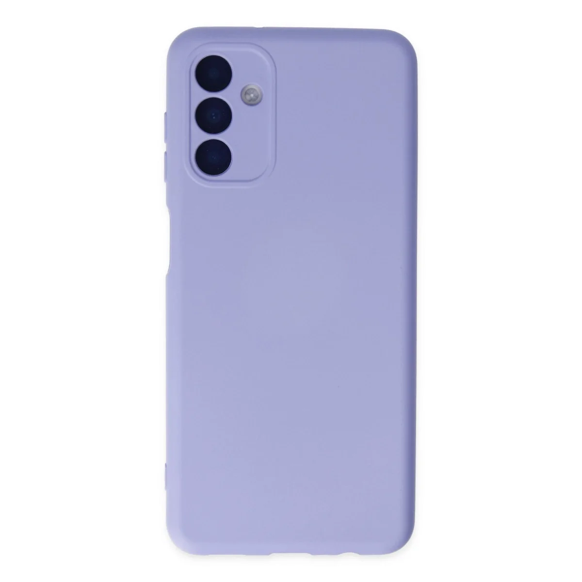 Samsung Galaxy A04s Kılıf Nano İçi Kadife Silikon - Lila