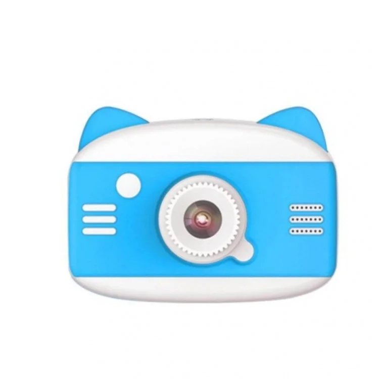 X900 Dijital Çocuk Fotoğraf Makinesi Selfie Kamera 3.5 İnç Dijital Çocuk Kamerası 1080p (mavi) görsel 2
