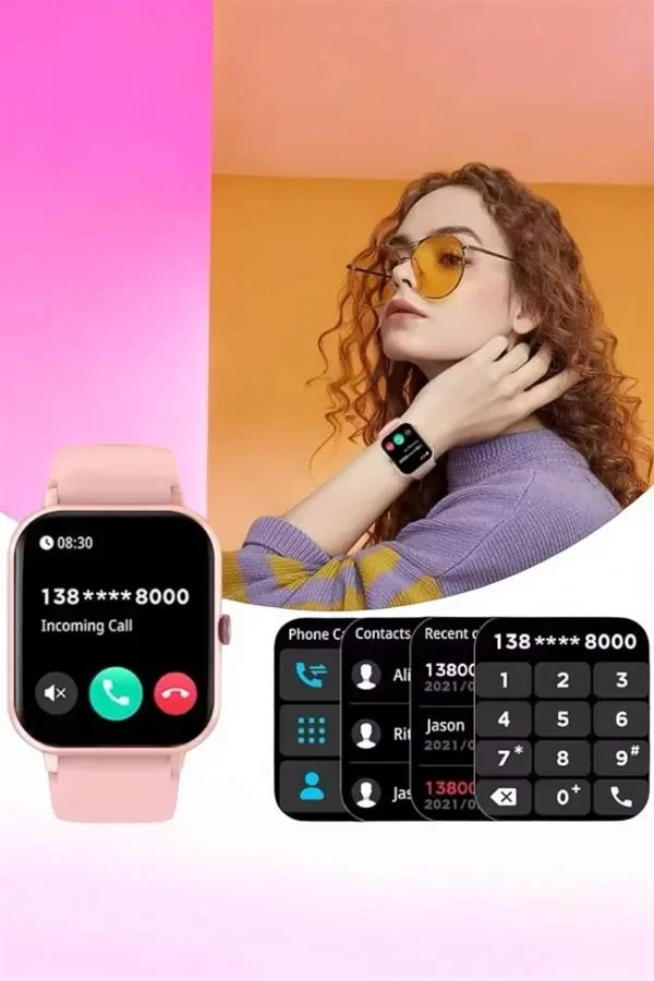 Akıllı Saat iOS ve Android ile Uyumlu Şık ve Çok Fonksiyonlu görsel 5