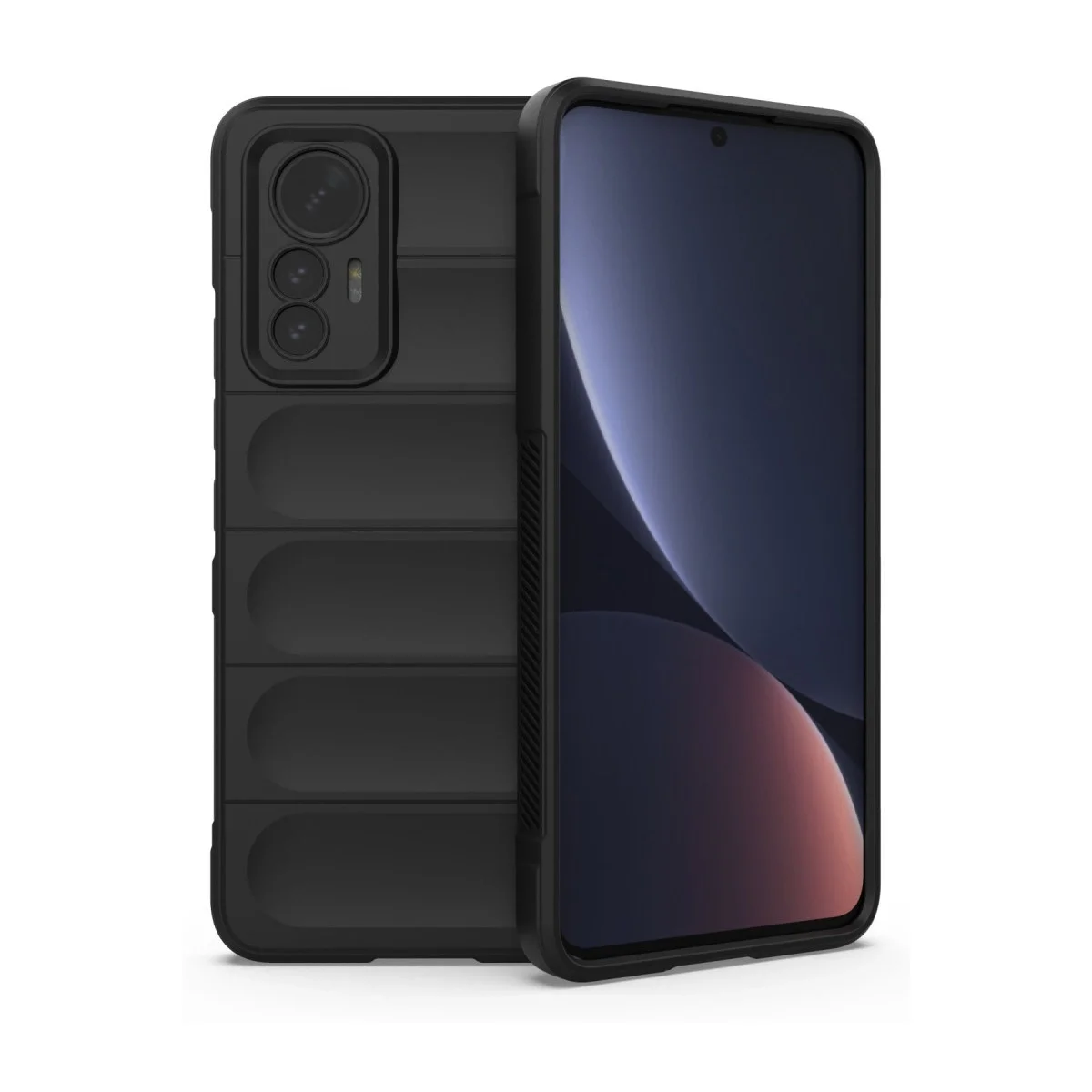 Xiao 12 Lite Kılıf Optimum Silikon - Siyah
