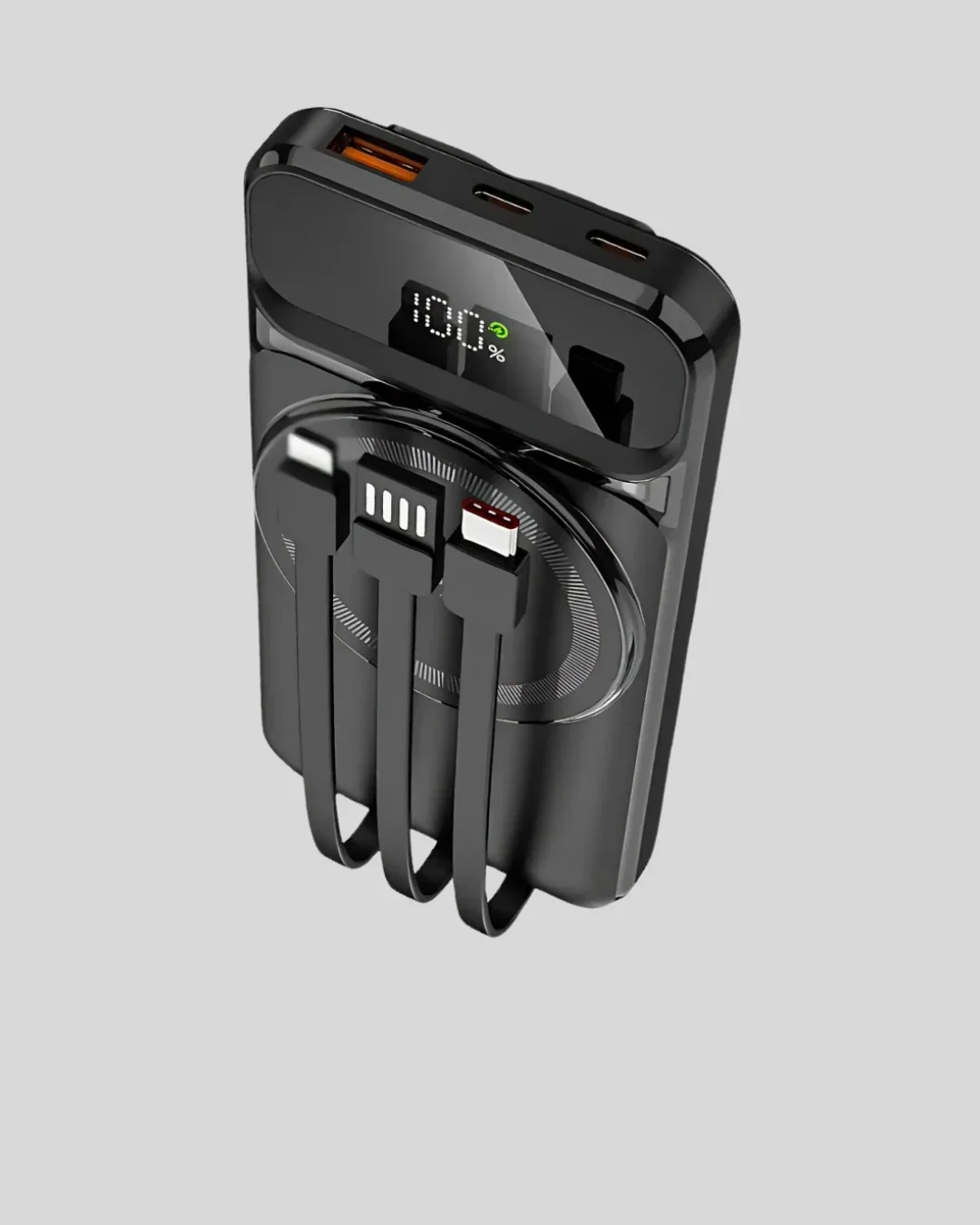 10000 mAh Kablosuz Powerbank – 15W Hızlı Şarj, Type-C Çoklu Çıkışlı görsel 4