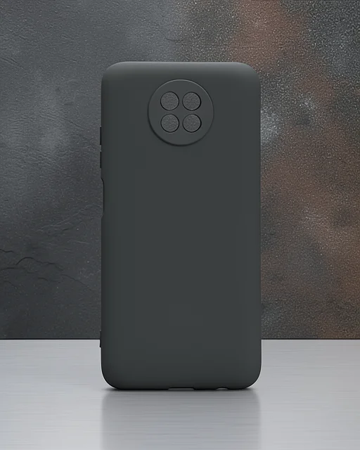Xiaomi Redmi Note 9 5g Kılıf Nano İçi Kadife Silikon - Koyu Yeşil