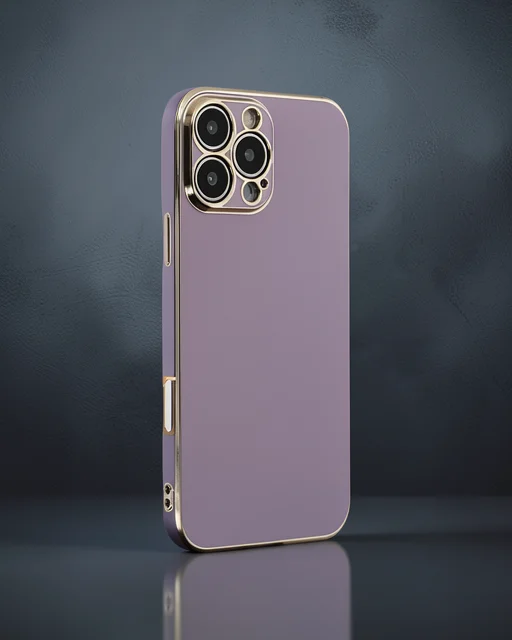 Apple İphone 16 Pro Max Kılıf Volet Silikon - Mor