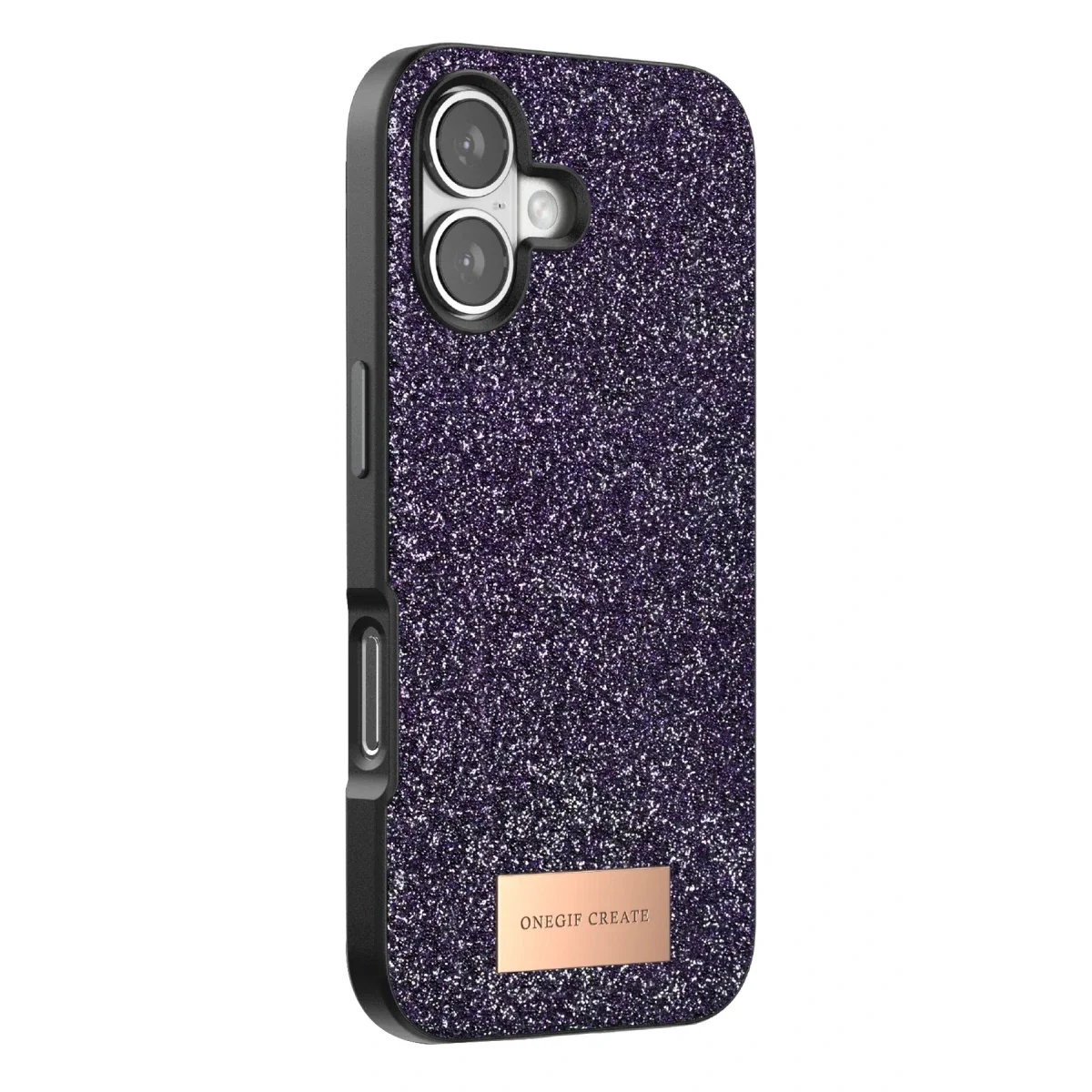 Onegif Apple iPhone 17 Bright Simli Kapak - Derin Mor görsel 3
