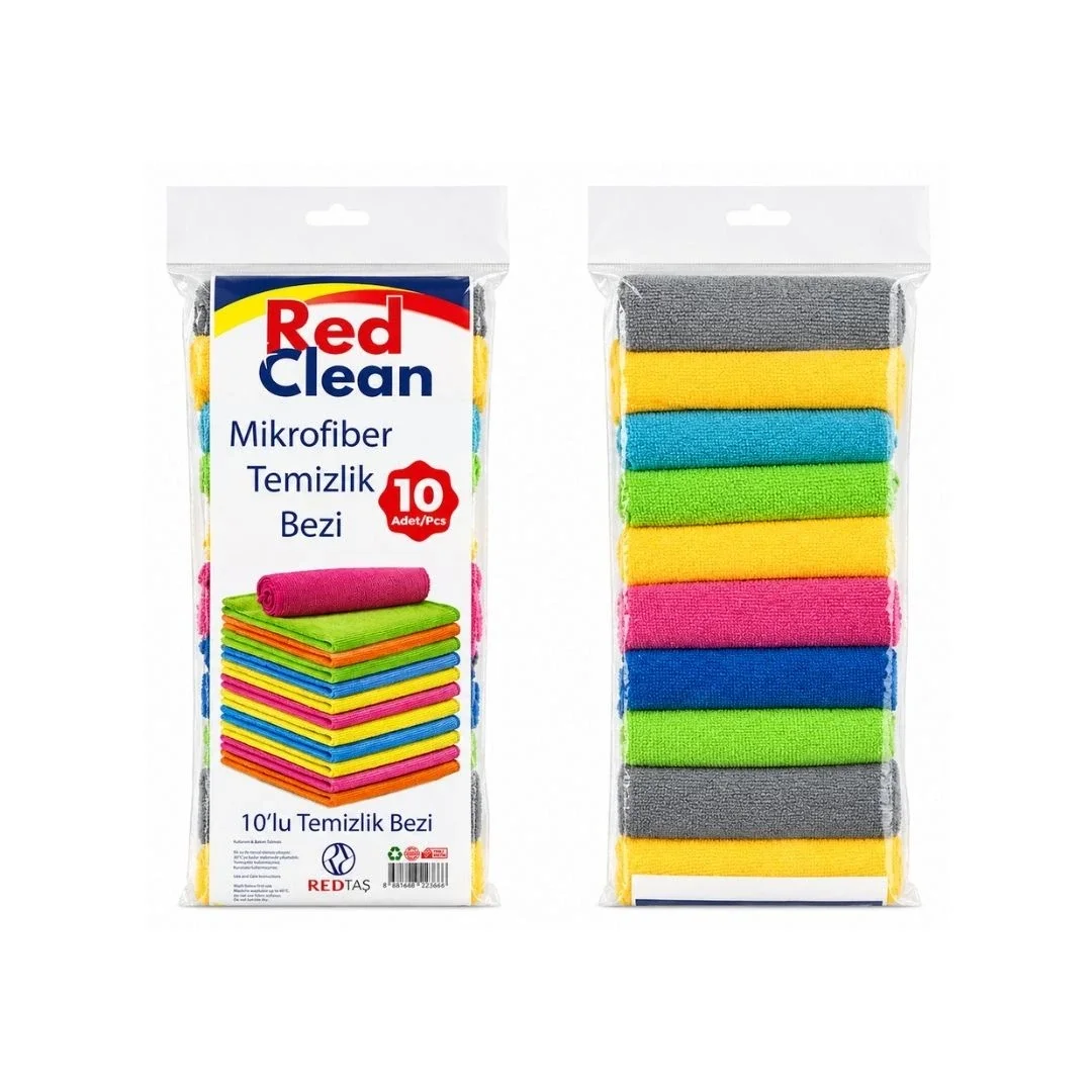 Red Clean 10'li krofiber Tezlik Bezi