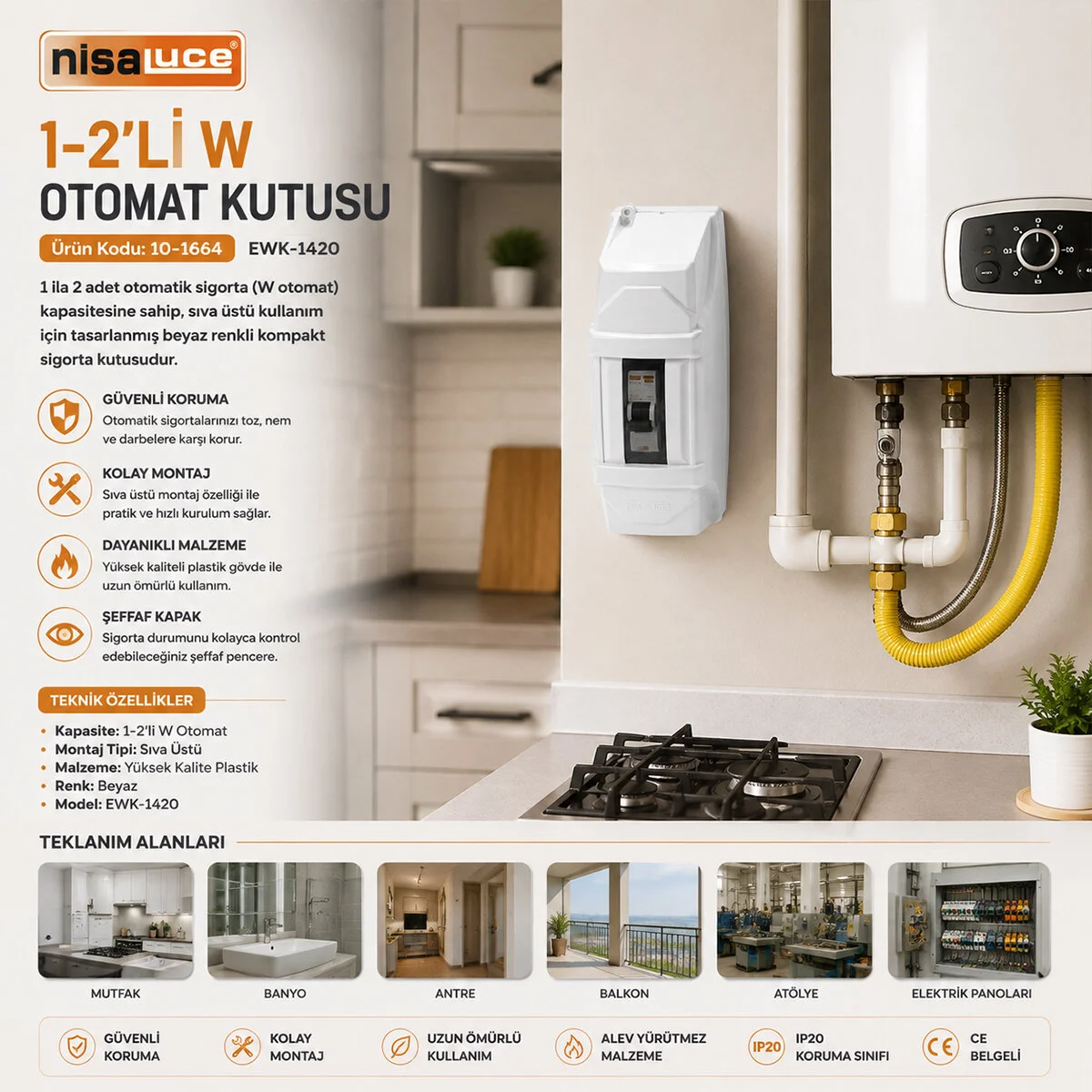 1-2 Sigorta Otomat Kutusu görsel 2