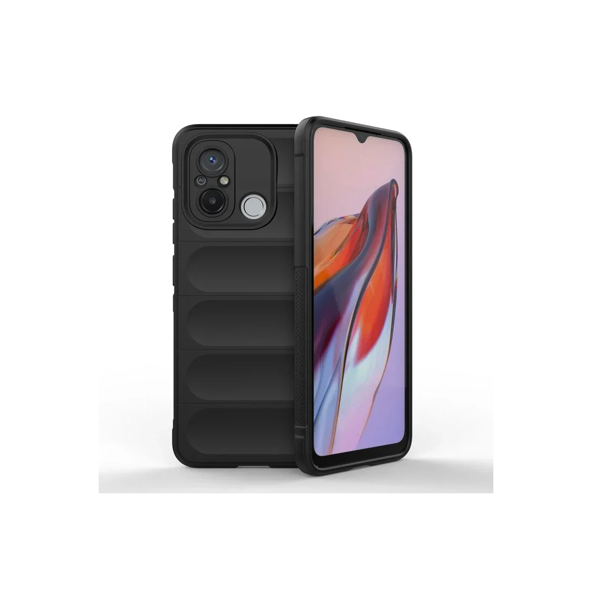 Xiaomi Redmi 12C Kılıf Optimum Silikon - Siyah