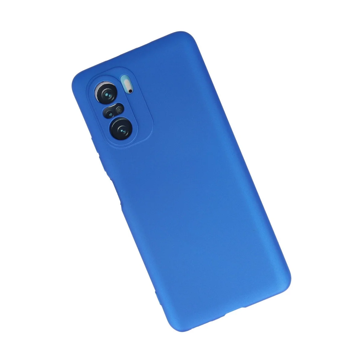 Xiaomi Poco F3 Kılıf First Silikon - Mavi görsel 2