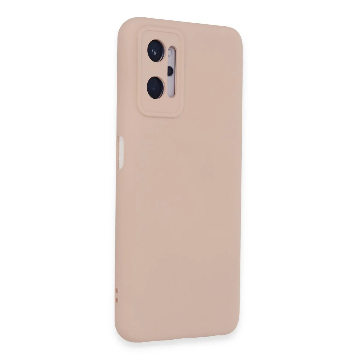 Realme 9i 4g Kılıf Nano İçi Kadife Silikon - Pudra görsel 2