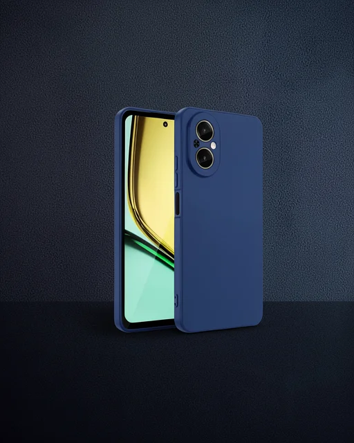 Realme 12 Lite Kılıf First Silikon - Lacivert