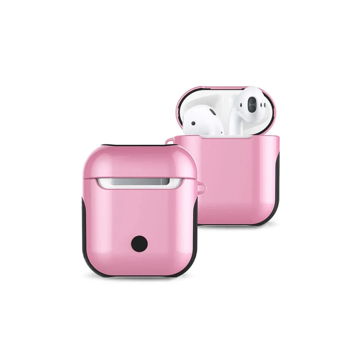 Apple Airpods 2 (2.nesil) 3in1 Kılıf - Pembe
