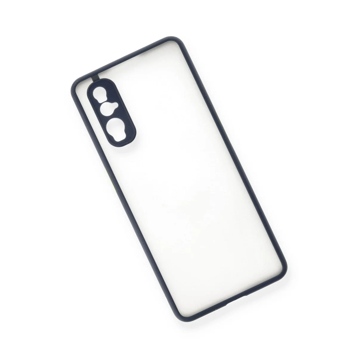 Oppo Find X2 Kılıf Montreal Silikon Kapak - Lacivert görsel 3