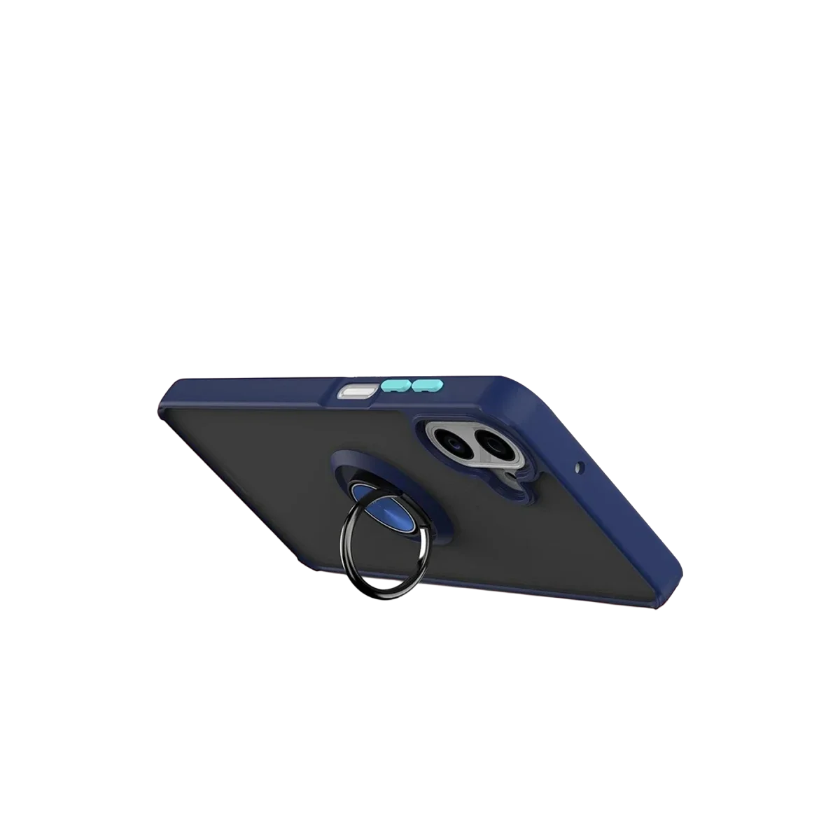 Samsung Galaxy A07 4G Montreal Yüzüklü Silikon Kapak - Lacivert görsel 3