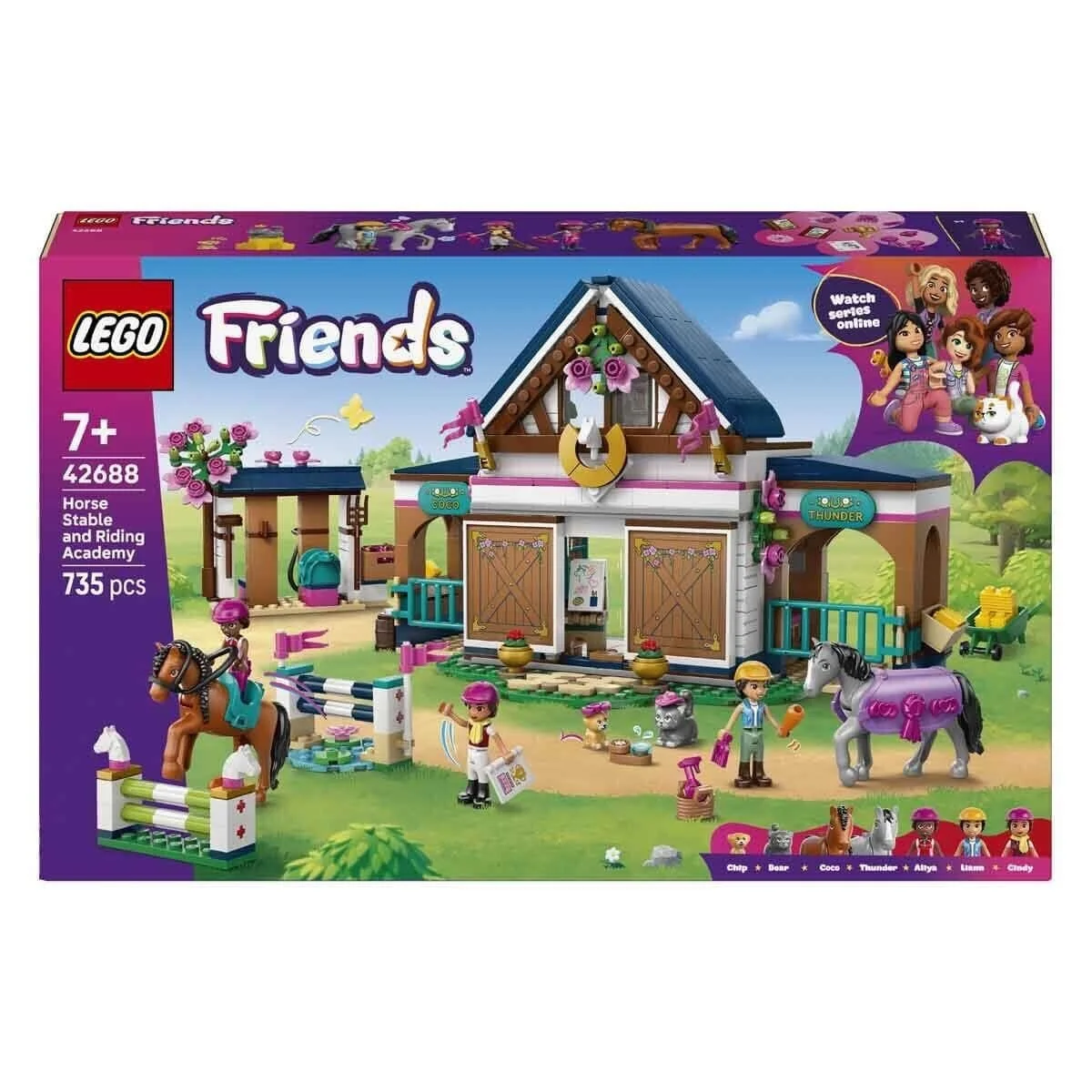 42688 Lego Friends Binicilik Akademisi 735 parça +7 yaş görsel 7
