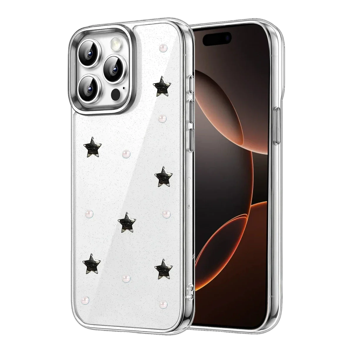 Apple iPhone 14 Pro Max Fiyonk Desenli Kapak - Desen 7