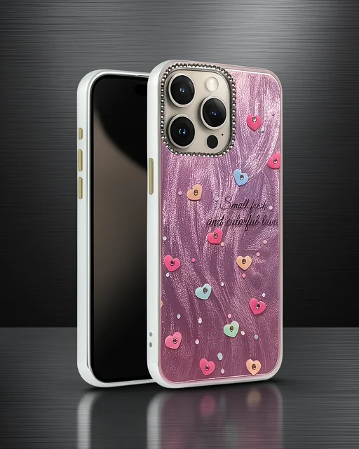 Apple İphone 15 Pro Max Kılıf Blade Aynalı Desenli Kapak - Desen 8