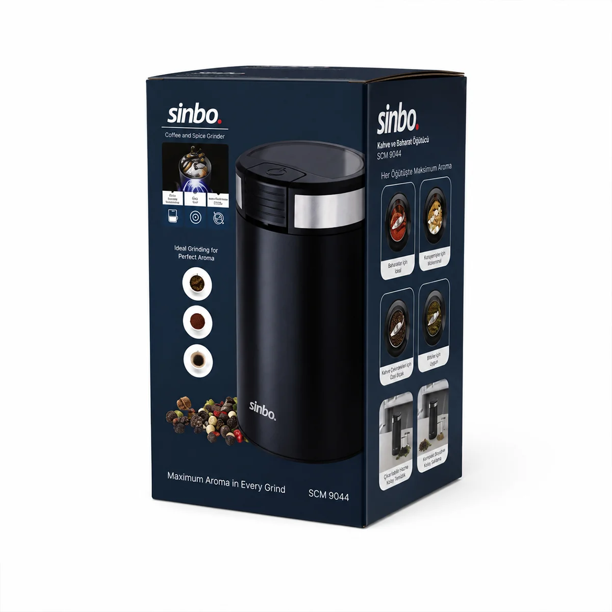 Kahve & Baharat Öğütücü 200W, 50g Çelik Bıçak görsel 4