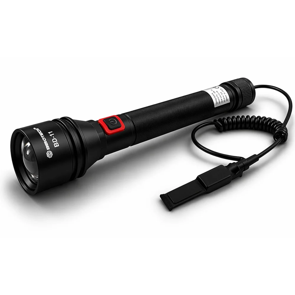 BD-11 8W TG LED Alüminyum Alaşımlı Zoomlu Type-C Şarjlı Tüfek Feneri