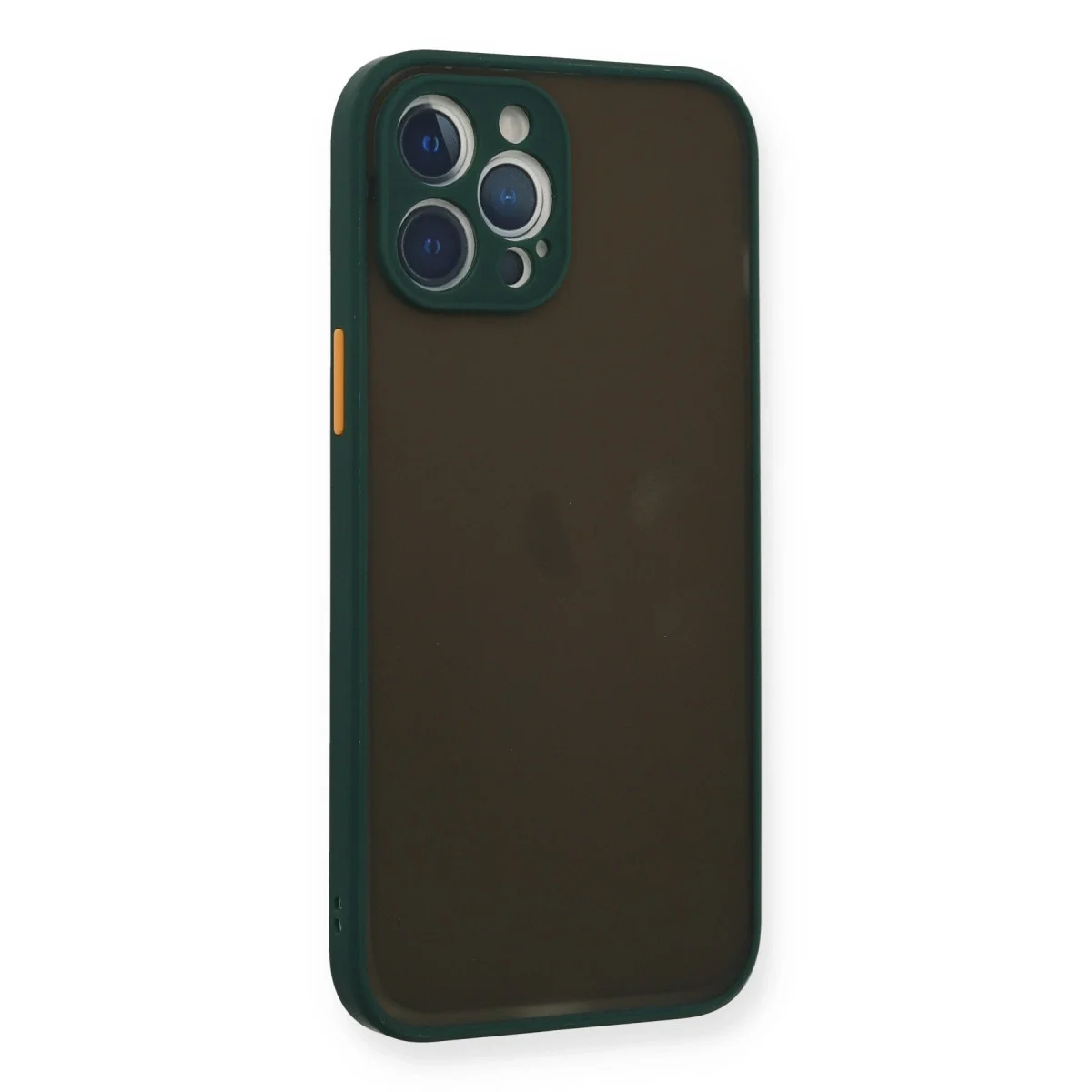 Apple İphone 12 Pro Kılıf Montreal Silikon Kapak - Yeşil görsel 2