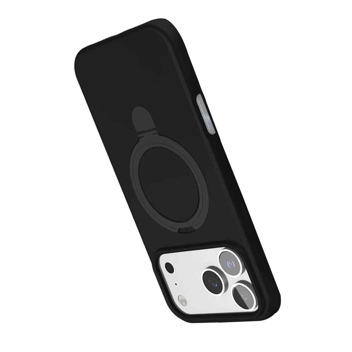 Apple iPhone 18 Pro Regal Magsafe Standlı Kapak - Siyah görsel 4