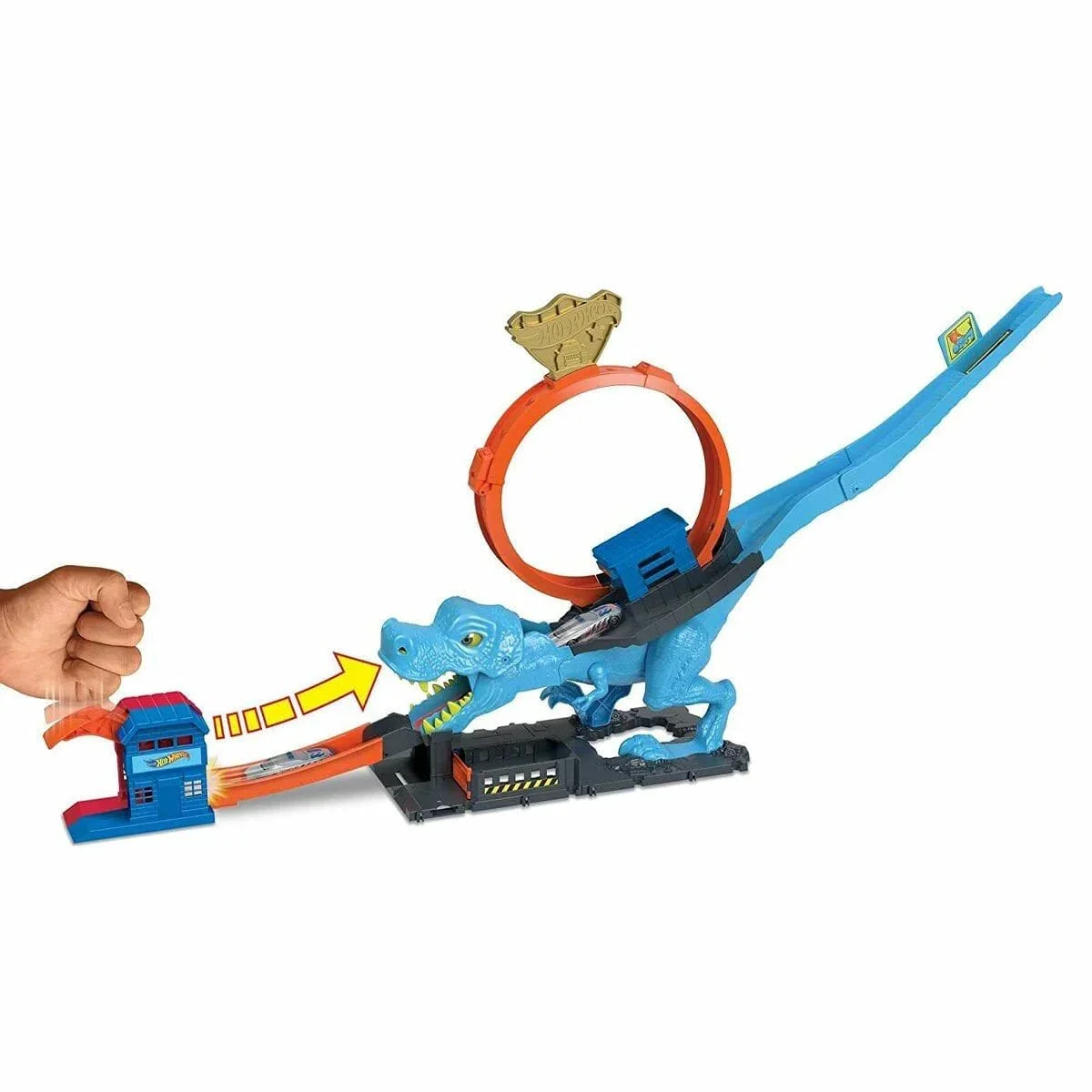 HKX42 Hot Wheels Dinozor ile Mücadele Oyun Seti görsel 3