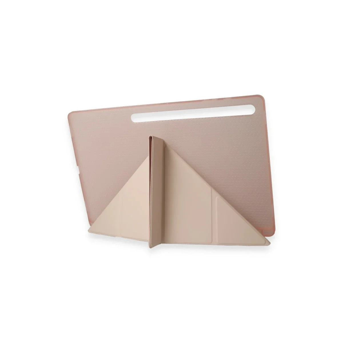 Samsung Galaxy X910 Tab S9 Ultra 14.6 Kılıf Kalemlikli Mars Tablet Kılıfı - Rose Gold görsel 3