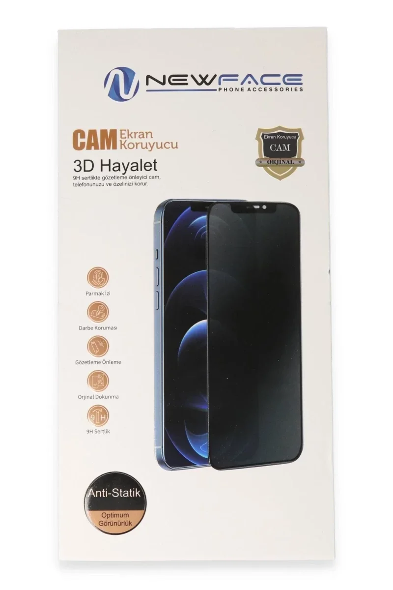 Apple iPhone 17 Air 3D Antistatik Hayalet Cam Ekran Koruyucu görsel 3