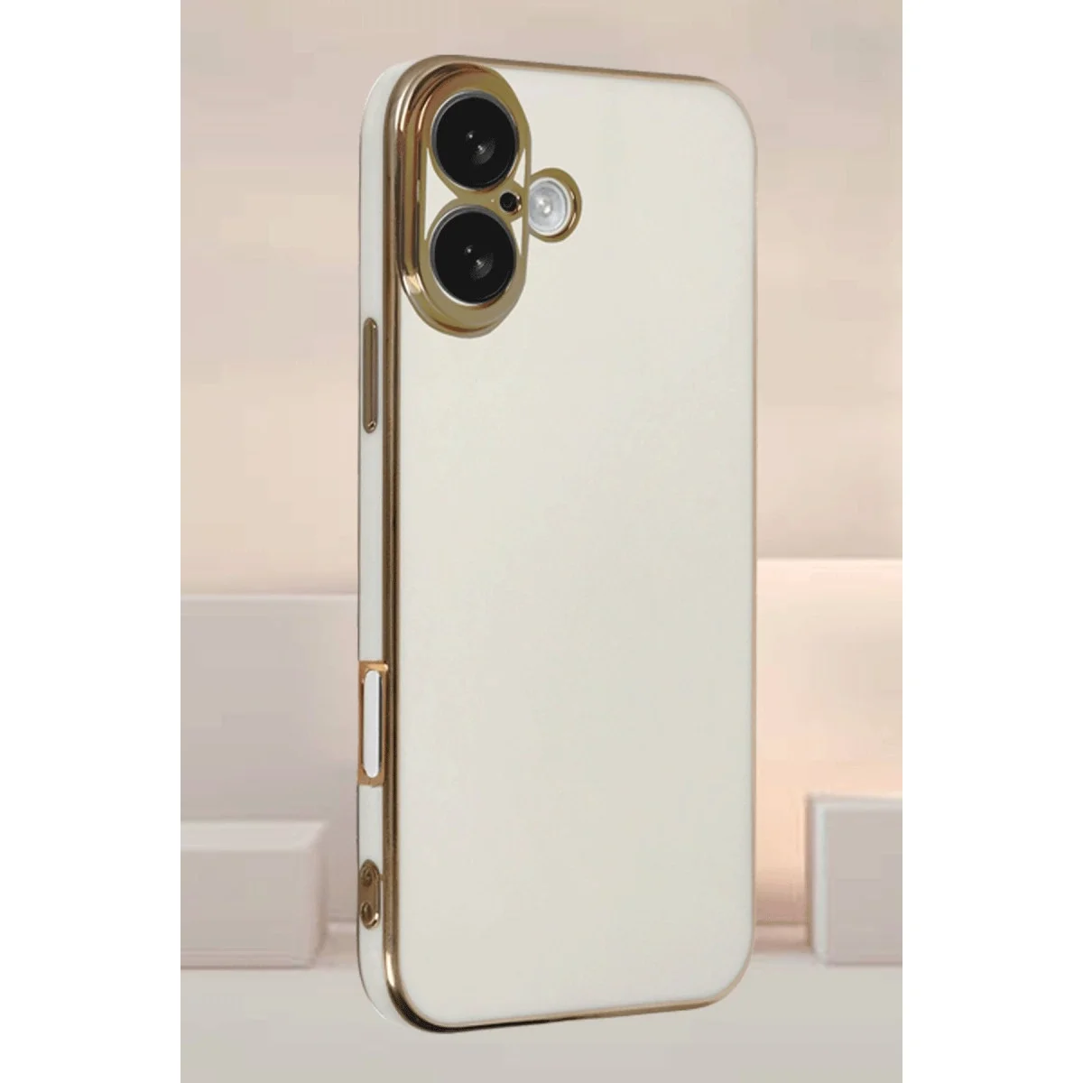 Apple İphone 16 Kılıf Volet Silikon - Mavi görsel 2