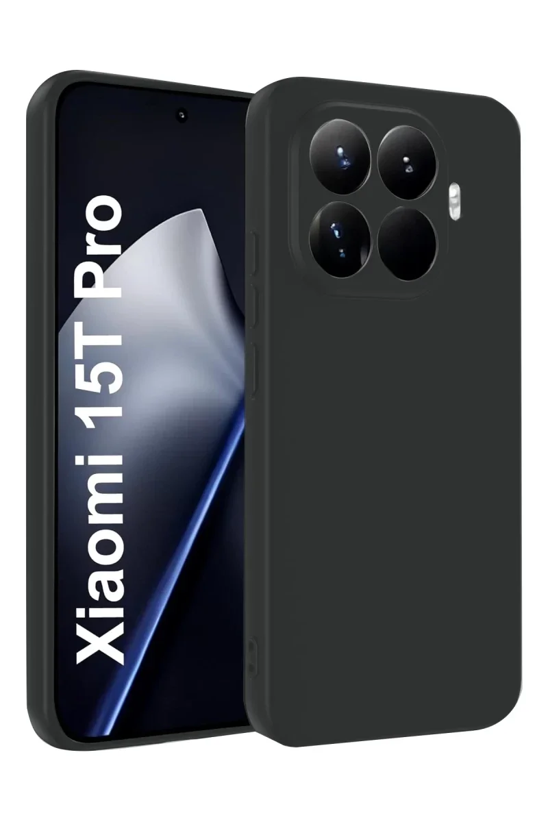 Xiao 15T Pro First Silikon - Siyah