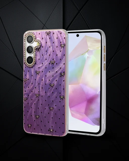 Samsung Galaxy A35 5g Kılıf Blade Aynalı Desenli Kapak - Desen 2