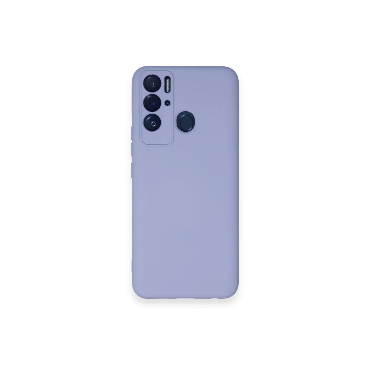 Tecno Pova Neo Kılıf Nano İçi Kadife Silikon - Lila görsel 3