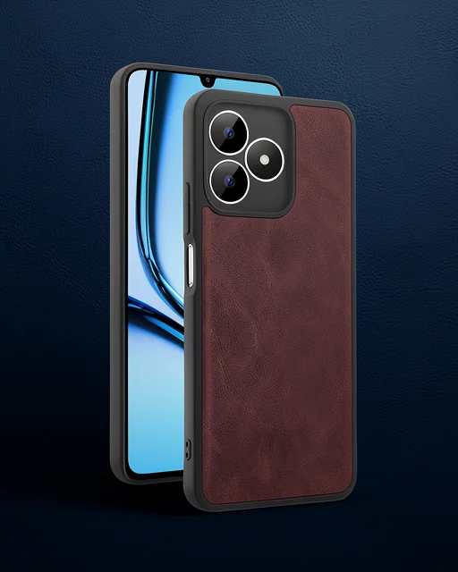 Realme Note 50 4g Kılıf Aras Deri Kapak - Bordo