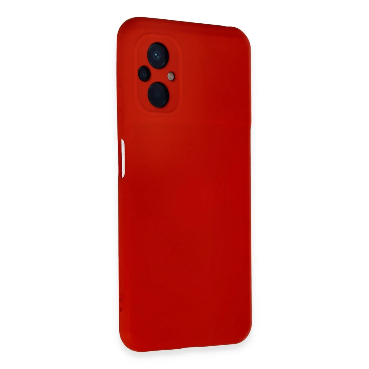 Xiaomi Poco M5 Kılıf Nano İçi Kadife Silikon - Kırmızı görsel 2